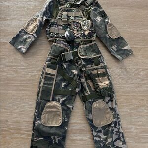 Teetot boys Adventure Factory Forest Camo Special Forces play costume 5 6 years